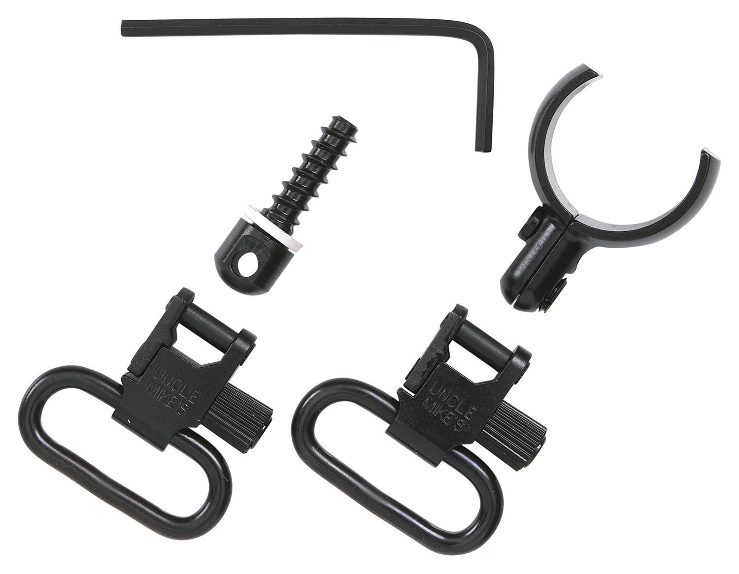 Uncle Mike's 15972 Quick Detach Magnum Band Swivel Set Blued 1-Inch Loop for 20 Gauge Shotguns