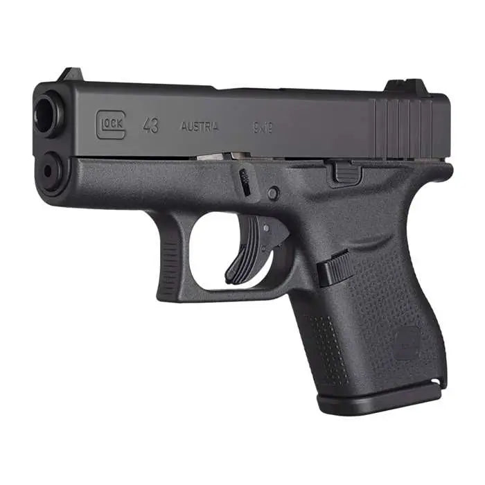Glock G43 9mm Pistol "Refurbished" Black, 6-Round Capacity