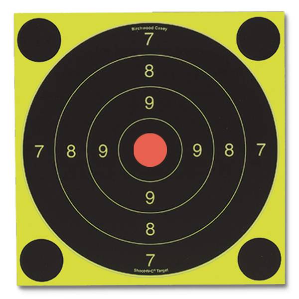 B/C Shoot-N-C 8" Bulls Eye Variety Target Pack - 100 Count