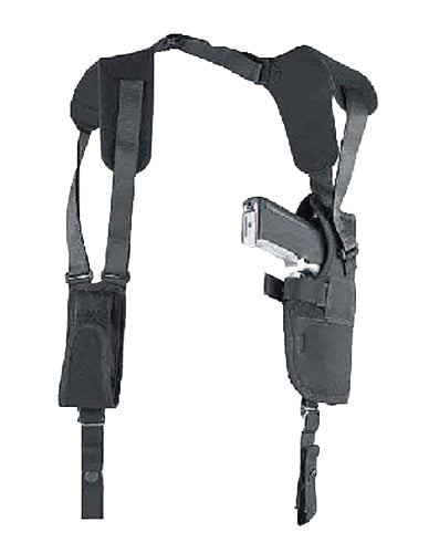 Uncle Mike's 75051 Pro-Pak Vertical Shoulder Holster Black Nylon Size 05 Large Semi-Auto 4.5-5" Barrel RH