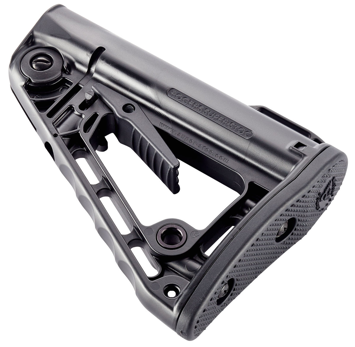Wilson Combat TRSUPERSTOC AR-15 Rogers Super-Stoc Collapsible Buttstock Black