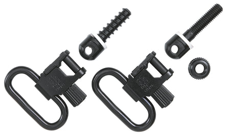 Uncle Mike's MO10022 Tri-Lock QD Super Swivel Nickel 1" Sling Loop