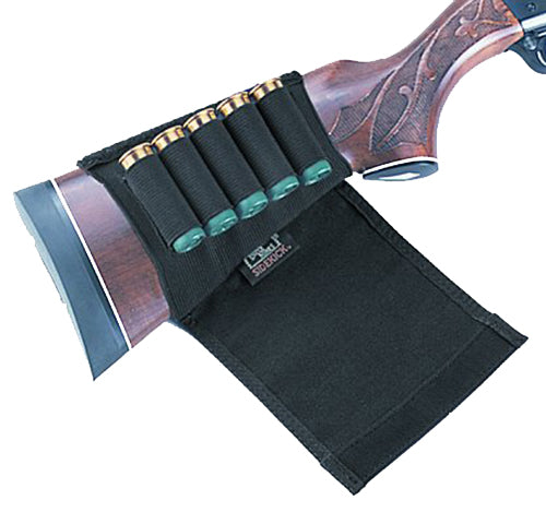 Uncle Mike's 88492 Black Nylon Shotgun Buttstock Shell Holder 5 Shells