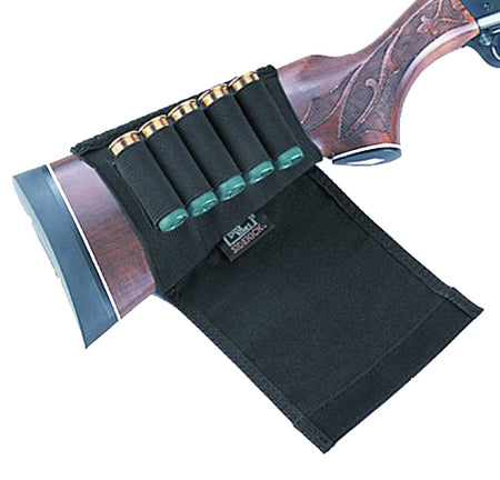 Uncle Mike's 88492 Black Nylon Shotgun Buttstock Shell Holder 5 Shells