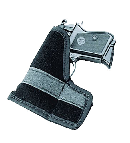 Uncle Mike's 87441 Pocket Holster Size 01 Black Suede-Like Fits .22-.25 Cal Small Autos Ambi