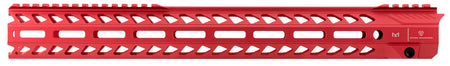 Strike Industries STRIKERAIL AR-15 17" M-LOK Rail Red Aluminum