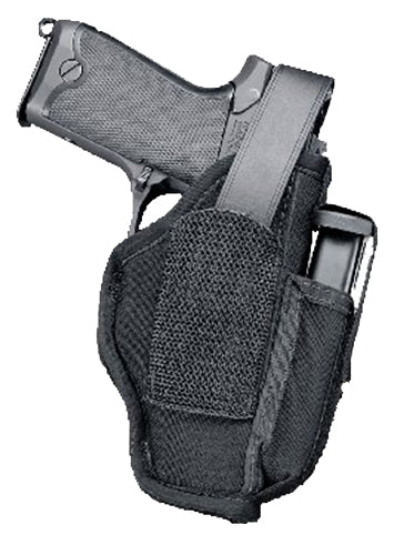 Uncle Mike's 70050 Sidekick Ambidextrous Hip Holster Size 05 Black Laminate IWB/OWB Large Semi-Auto 4.5-5" Barrel