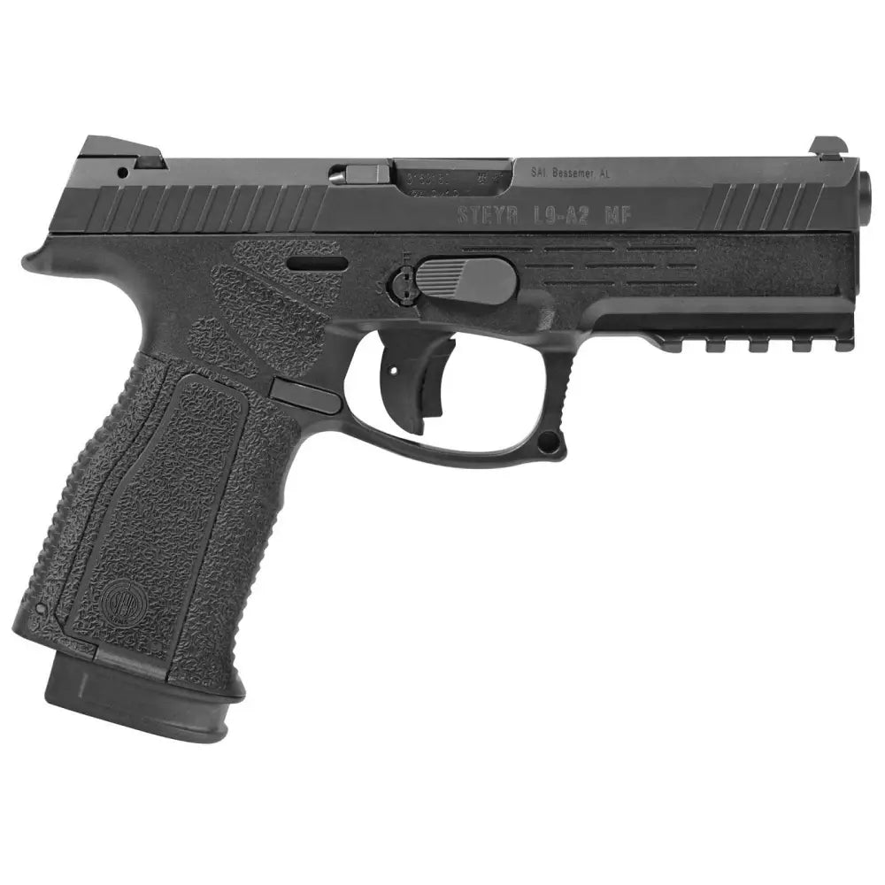 Steyr L9-A2 9mm Pistol, 4.5" Barrel, Black, 17RD