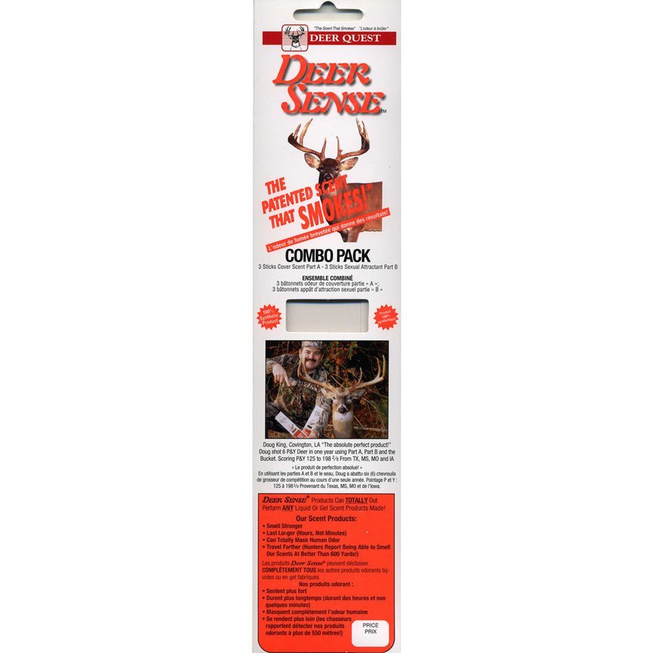 Deer Quest Deer Sense 6 pk. Cover Scent and Sexual Attractant Combo
