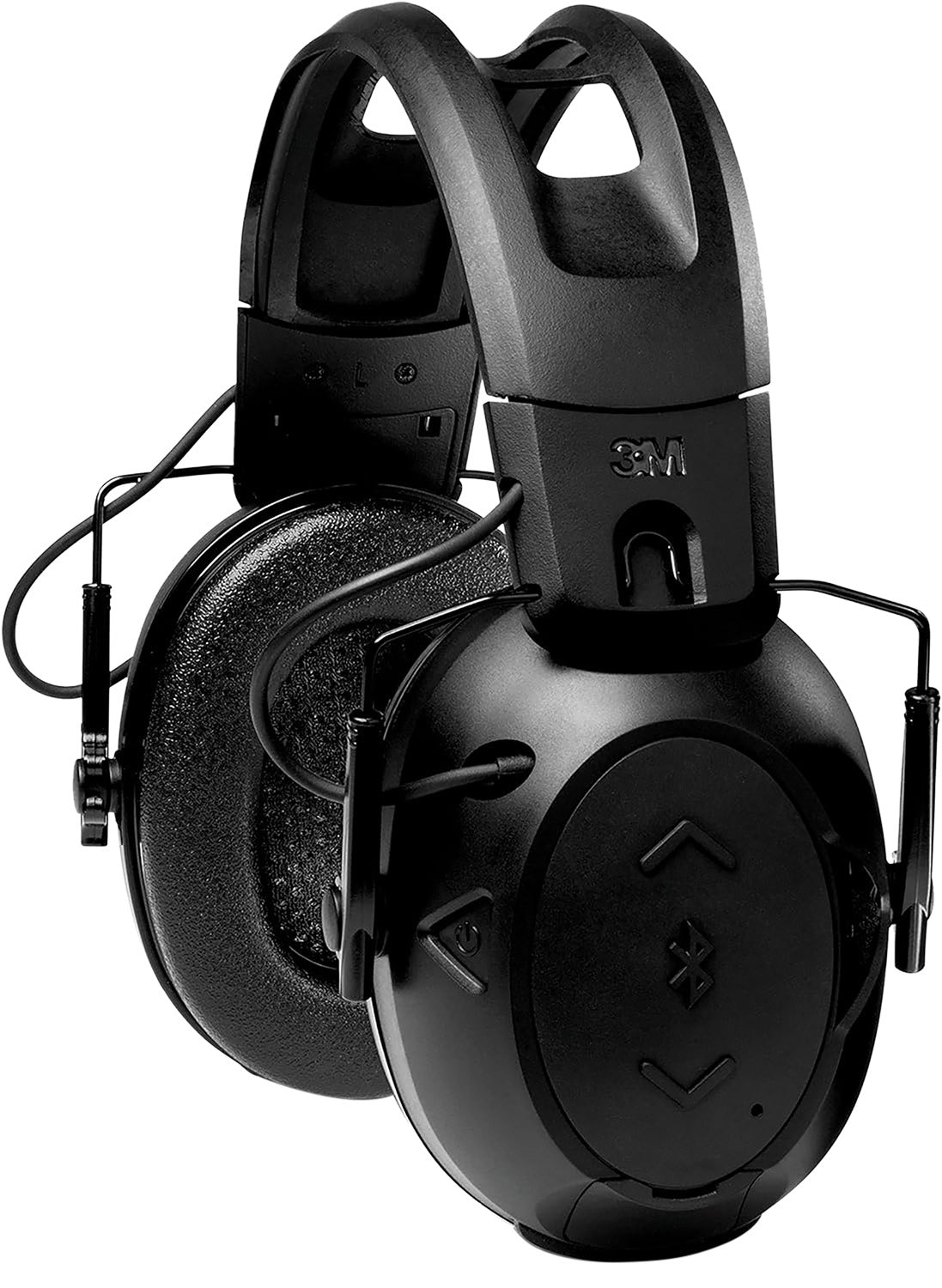 Peltor TAC300OTH Sport Tactical 300 Electronic Earmuffs 24 dB Over-Head Black with Voice Guidance