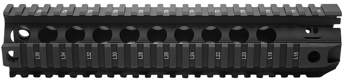 BCM QRF 10" Free-Floating Quad Rail Handguard Black Anodized 6061-T6 Aluminum for AR-Platform
