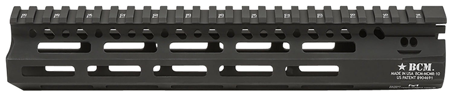 BCM MCMR10556BLK Gunfighter 10-Inch M-LOK Handguard Black