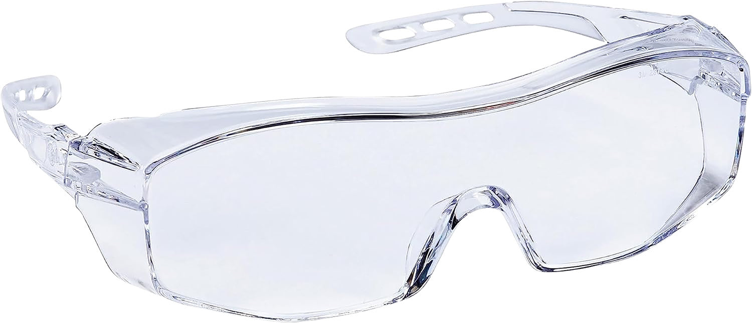 Peltor 47030PEL6 Sport OTG Adult Clear Lens Safety Glasses with Side Shields