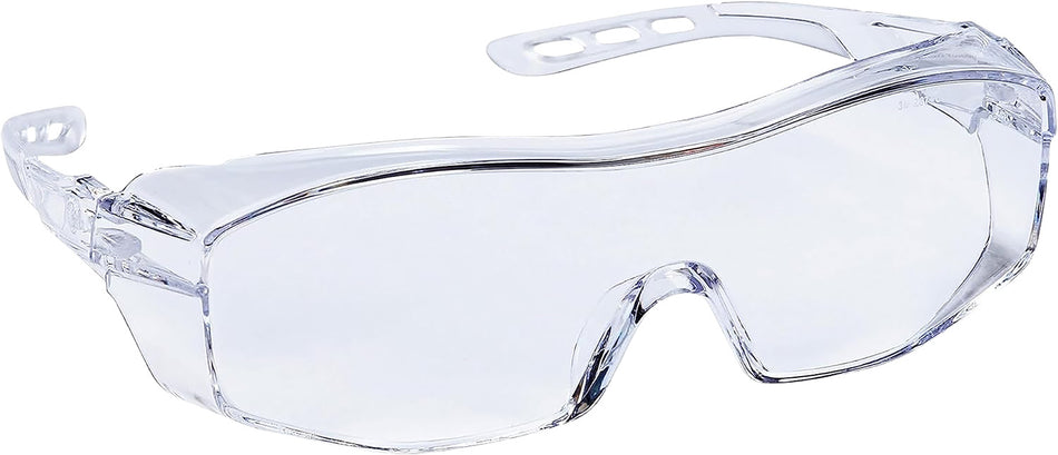 Peltor 47030PEL6 Sport OTG Adult Clear Lens Safety Glasses with Side Shields