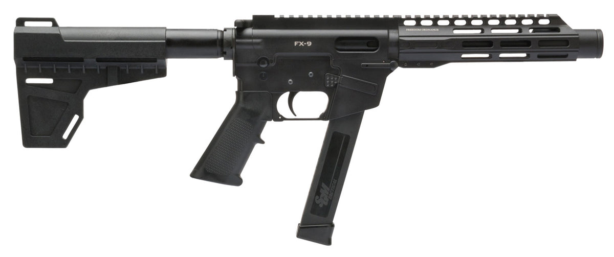 Freedom Ordnance FX9P8 9mm Luger 8.25" Pistol with KAK Shockwave Brace