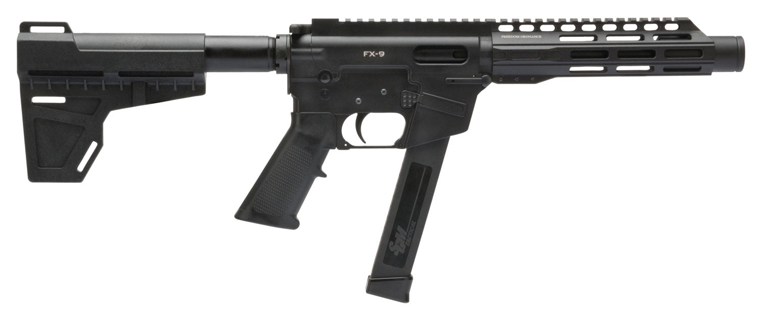 Freedom Ordnance FX9P8 9mm Luger 8.25" Pistol with KAK Shockwave Brace