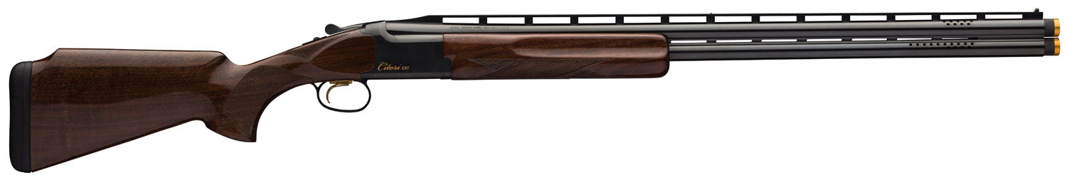 Browning 018074326 Citori CXT 12 Gauge 30in Barrel, 3in Chamber, 2rd - Lightweight Ported Barrels, Gold Enhanced Receiver, Black Walnut Monte Carlo Stock
