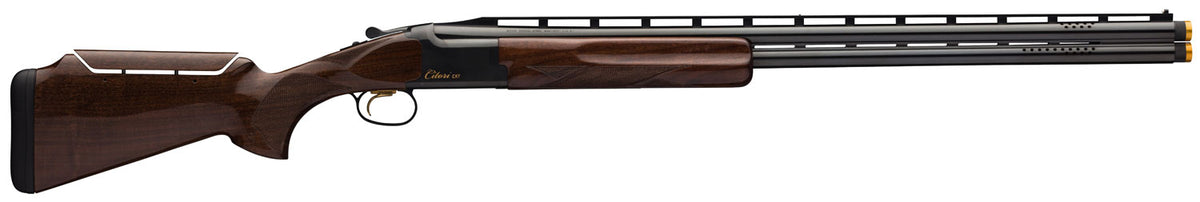 Browning Citori CXT 12 Gauge Shotgun, 30" Barrel, 3" Chamber - Lightweight Ported Barrels, Gold Enhanced Receiver, Monte Carlo Walnut Stock