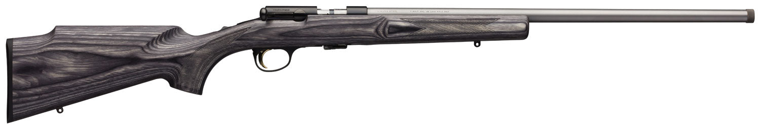 Browning T-Bolt Target/Varmint SR .22 WMR Rifle - 10+1 Capacity, 22" Threaded Varmint Barrel, Satin Gray Laminate Stock
