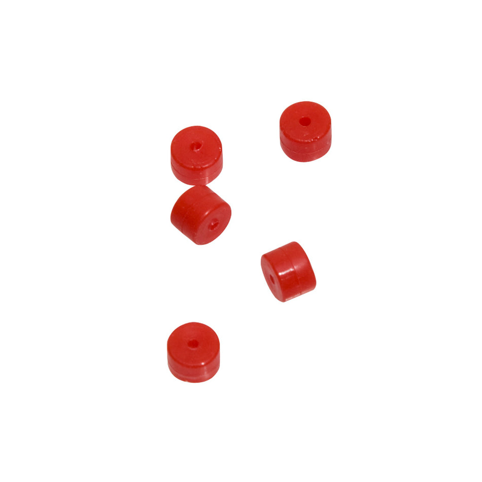 October Mountain Turbo Button 2.0 Red 5-Piece String Speed Button Set