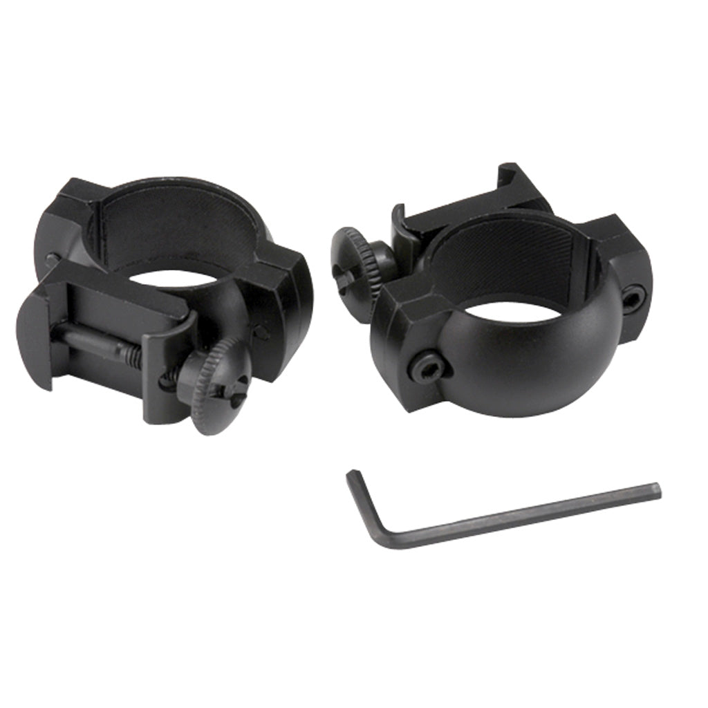 Excalibur 30mm Scope Rings for Weaver Style Bases Flat Black Finish