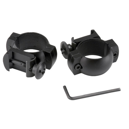 Excalibur 30mm Scope Rings for Weaver Style Bases Flat Black Finish