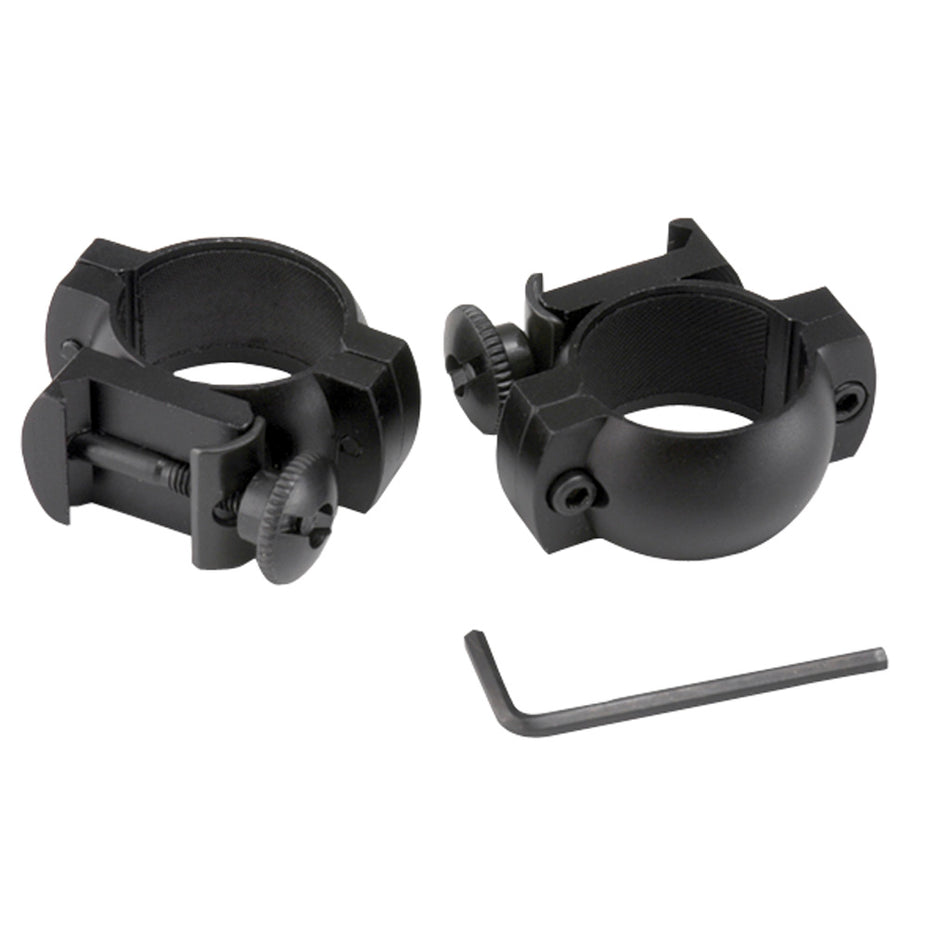 Excalibur 30mm Scope Rings for Weaver Style Bases Flat Black Finish