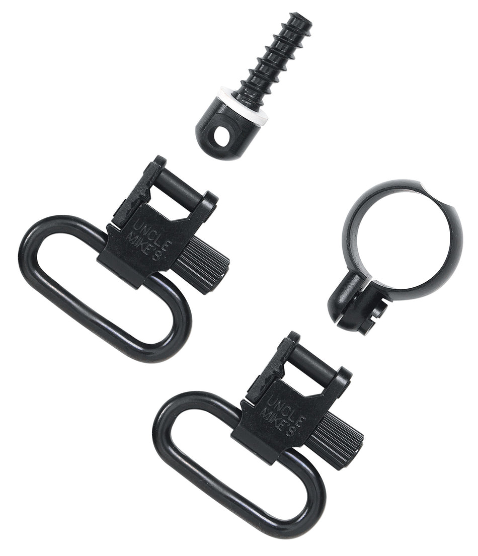 Uncle Mike's 13412 QD Super Swivel RF Blued 1" for Most .22 Cal Tube Rifles .430-.455"