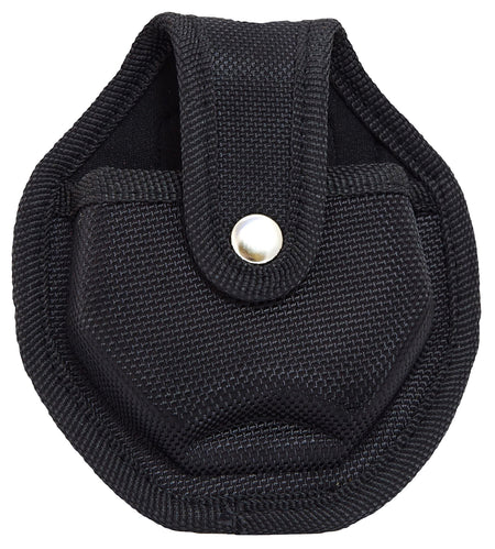 Uzi UZICUFFCASE Black Nylon Open-Top Handcuff Case with Metal Belt Clip
