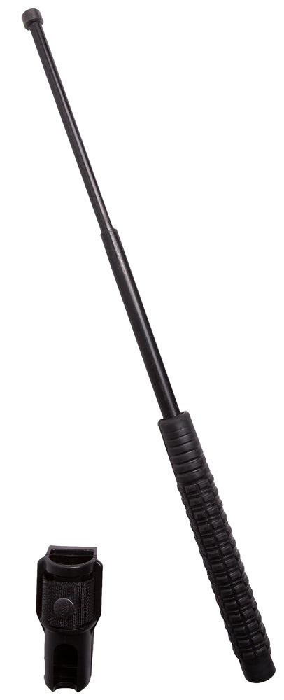 Uzi Accessories 21" Expandable Baton Hardened Steel Anti-Slip Grip Includes Holster