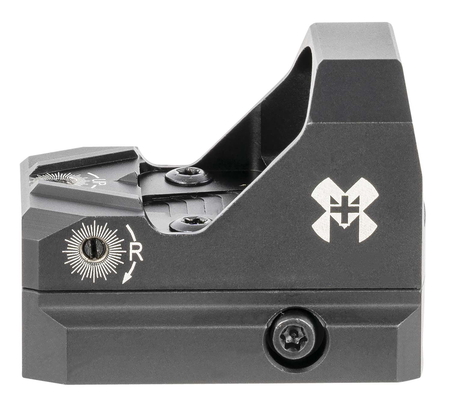 M+M Ind Low Profile Micro Red Dot 3 MOA Optic with Two 50000-Hour Batteries