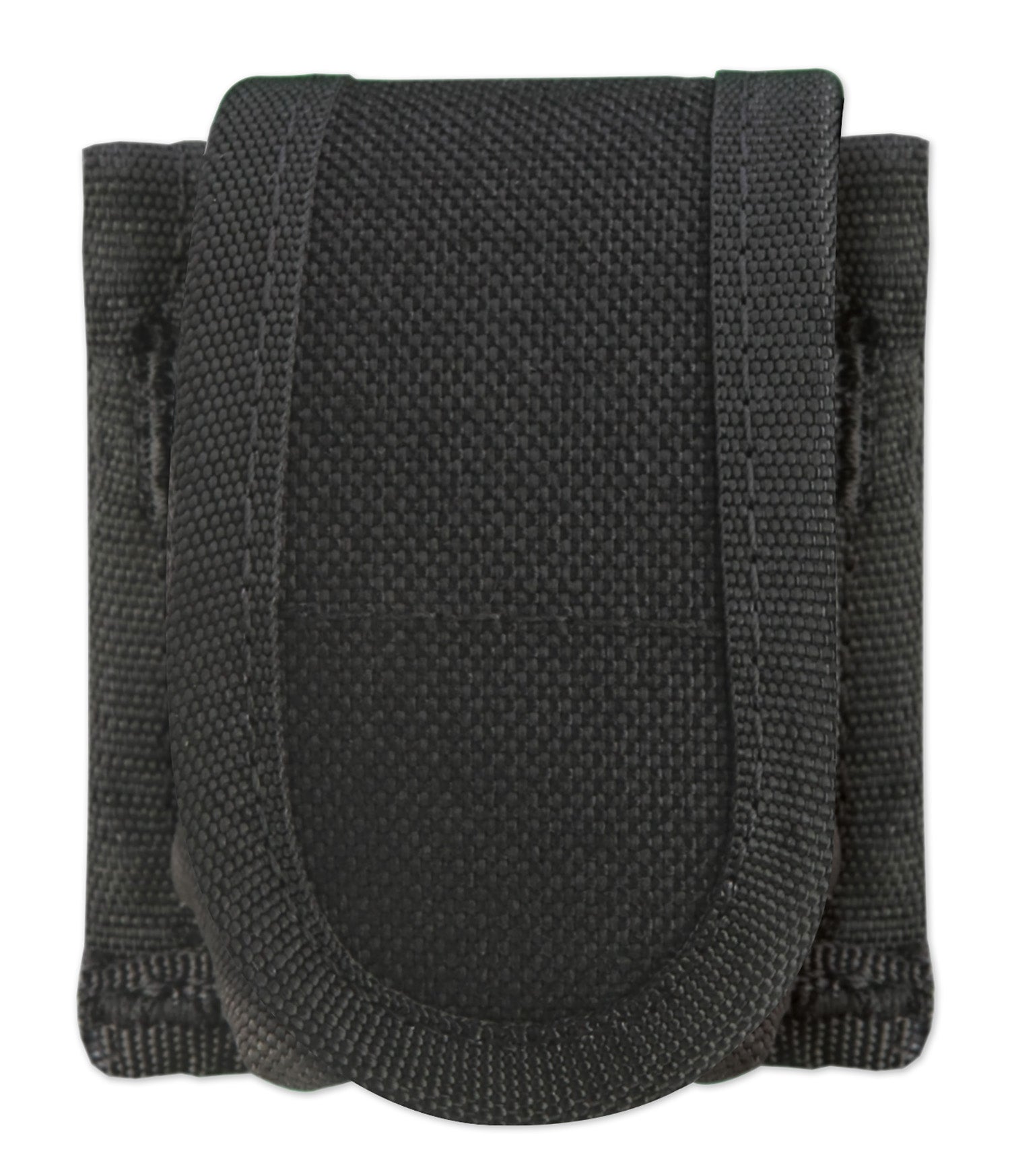 Uncle Mike's 88271 Universal Single Speedloader Mag Pouch Black Nylon Hook & Loop 2.25" Belt