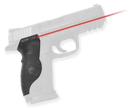 Crimson Trace Lasergrips Fits S&W M&P Full-Size, Instinctive Activation Red Laser, Black Polymer