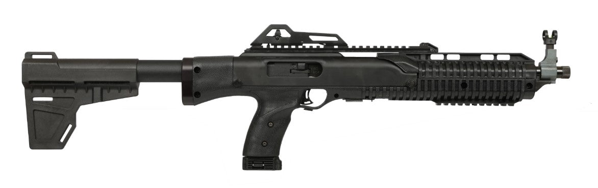 Hi-Point 4595P Braced .45 ACP Pistol, 9+1 Capacity, 14.95" Threaded Barrel, Picatinny Rail Forend