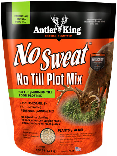 Antler King No-Sweat No-Till 4.5# Seed Mix 1/4 Acre
