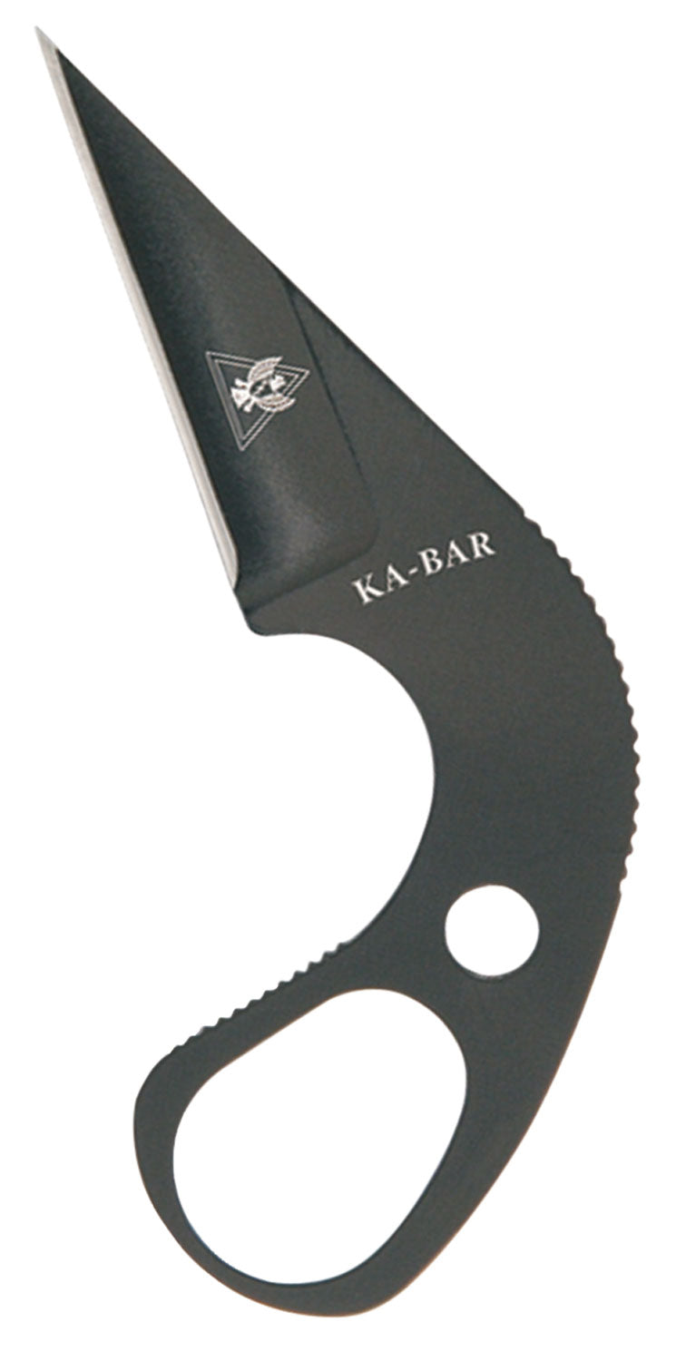 Ka-Bar 1478BP TDI LE Fixed Blade 1.63" Plain 9Cr18MoV SS, Integrated Handle & Hard Plastic Sheath