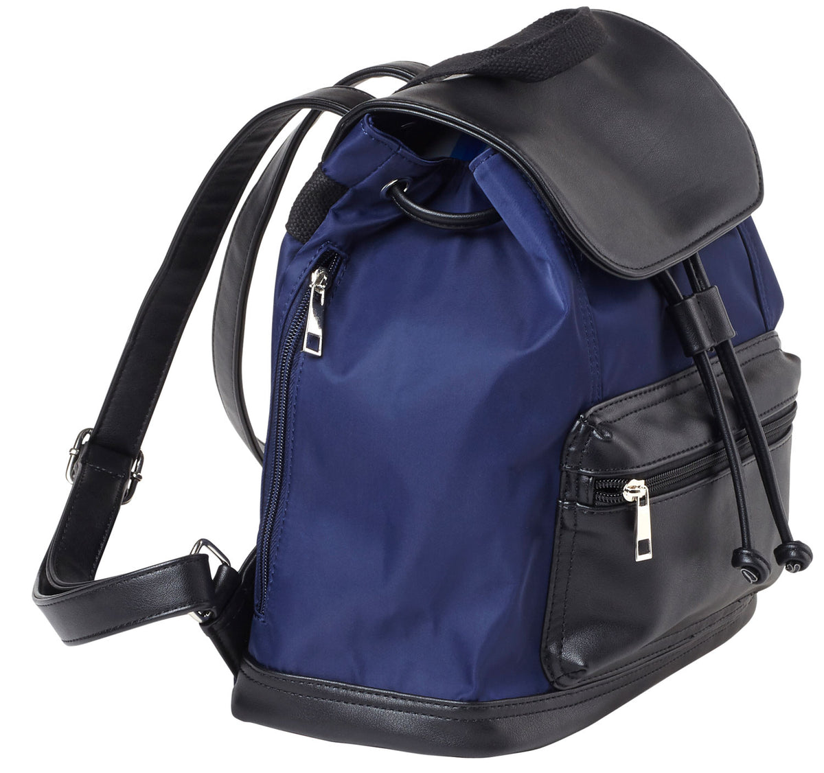 Bulldog BDP065 Leather Backpack Style Purse Navy w/ Universal Holster