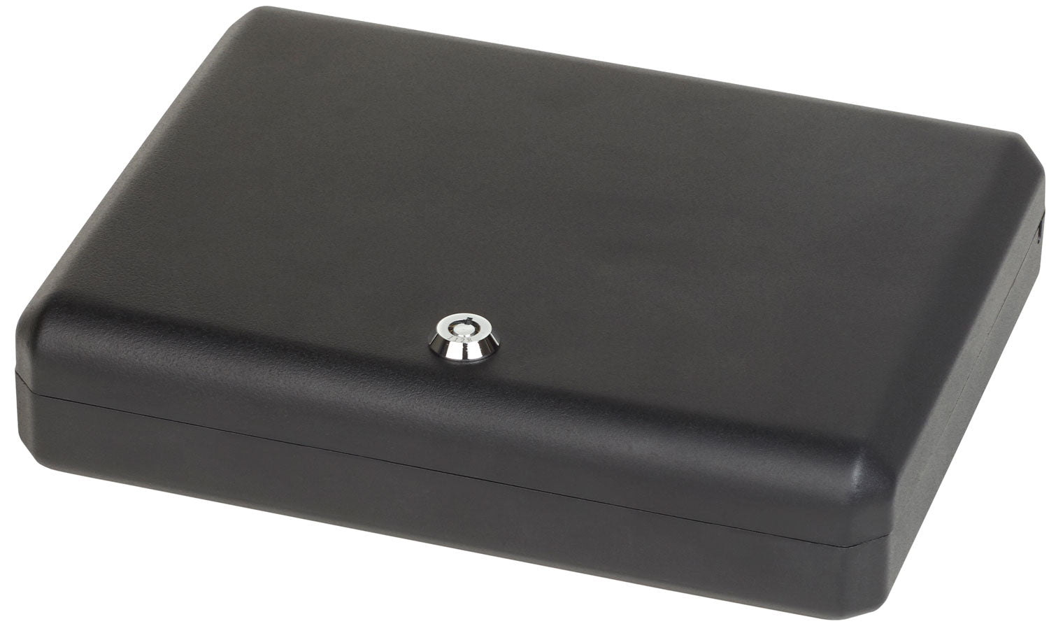 Bulldog BD1128 Large Personal Key Lock Vault Black Steel with Security Cable Holds 1 Handgun 11x8.5x2.25 In