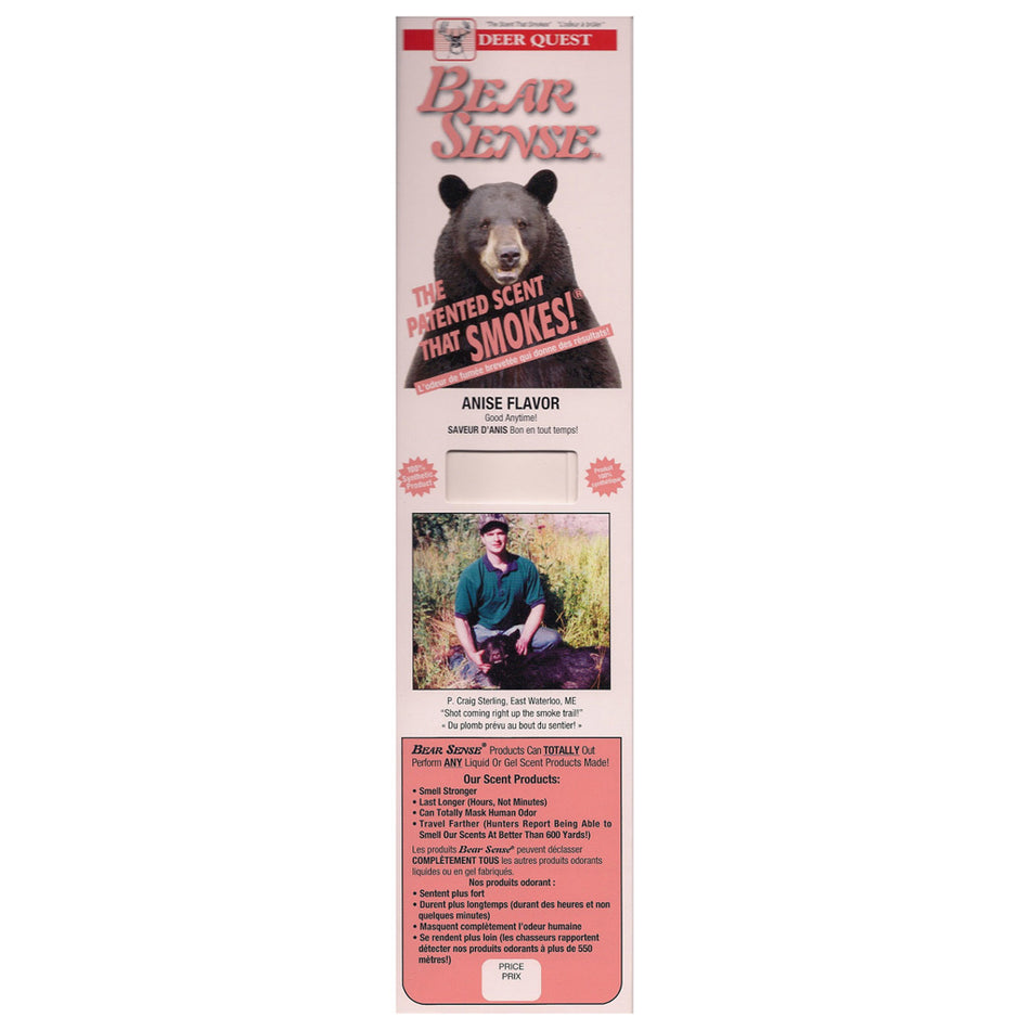Deer Quest Bear Sense 6 pk. Anise Bear Attractant Scent Sticks
