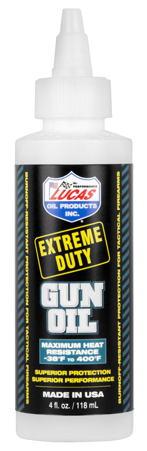 Lucas Oil 10877 4 oz Extreme Duty Gun Oil Anti-Wear Formula