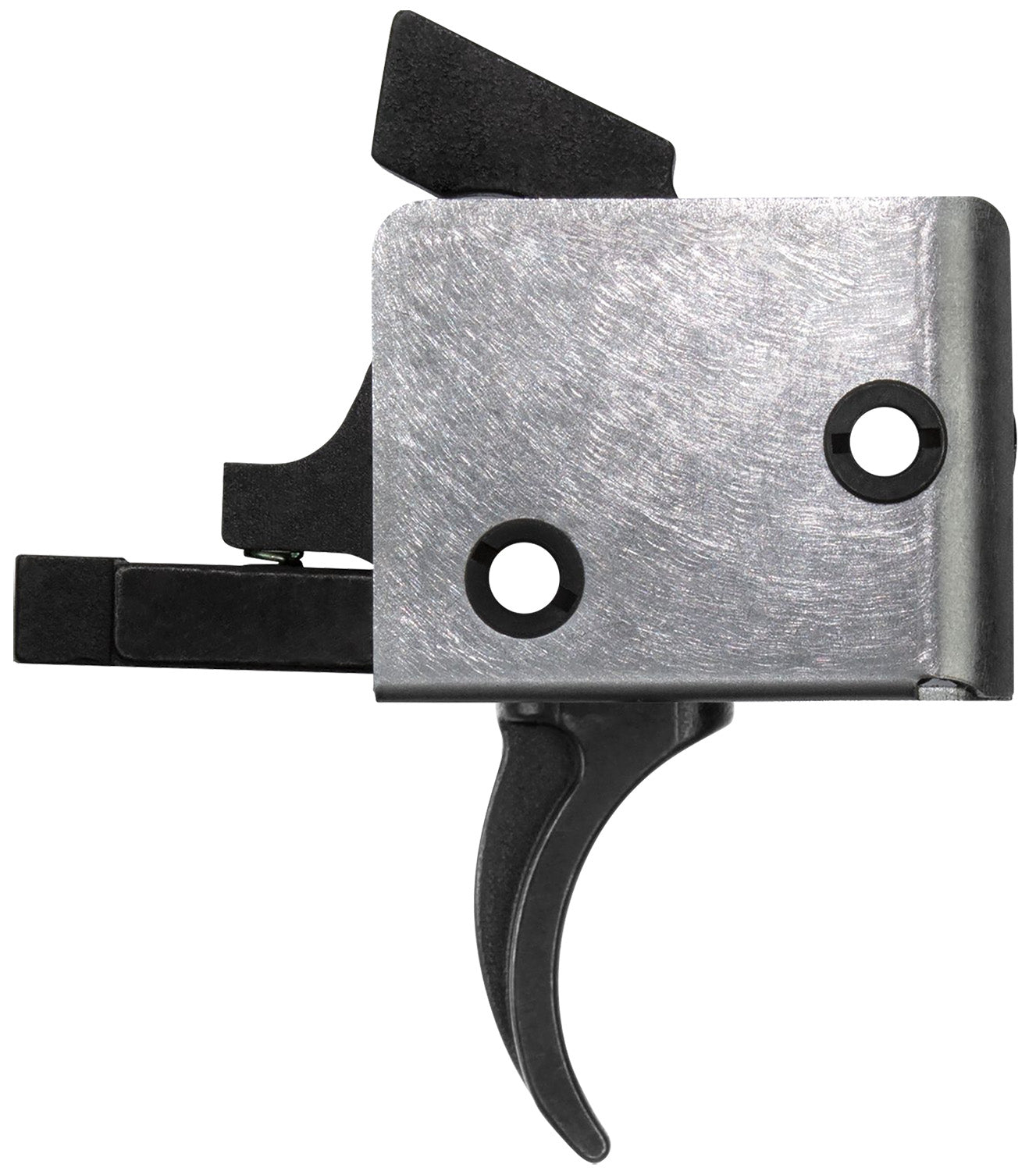 CMC Triggers AR-15 91501 Drop-In Curved Single-Stage Trigger 3-3.5 lb Black and Silver Finish