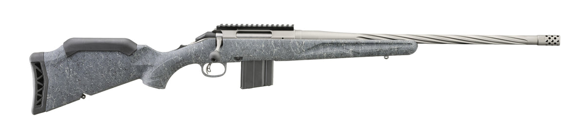 Ruger 46918 American II Full-Size .22 ARC Rifle, 10+1 Capacity, 20" Cobalt Cerakote Spiral Fluted Barrel