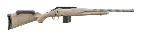 Ruger 46926 American II Ranch Full-Size 6mm ARC 10+1 16.10" Cobalt Cerakote Fluted Threaded Barrel & Alloy Steel Receiver, Picatinny Rail, FDE Splatter Adjustable LOP Synthetic Stock