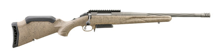 Ruger 46929 American II Ranch 308 Win 3+1 16.10" Cobalt Cerakote Spiral Fluted Threaded Barrel & Alloy Steel Receiver w/Picatinny Rail, Flat Dark Earth Splatter Adjustable LOP Synthetic Stock