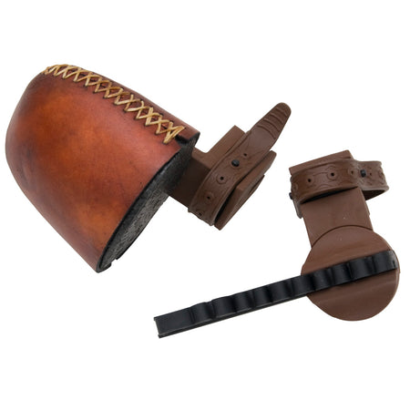 Selway Rawhide Hood Strap-On Stick Quiver Recurve/Longbow 6 Arrow RH/LH