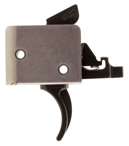 CMC Triggers 92502 Two-Stage Curved Drop-In Trigger for AR-15, 2 lb Draw Weight, Black/Silver Finish