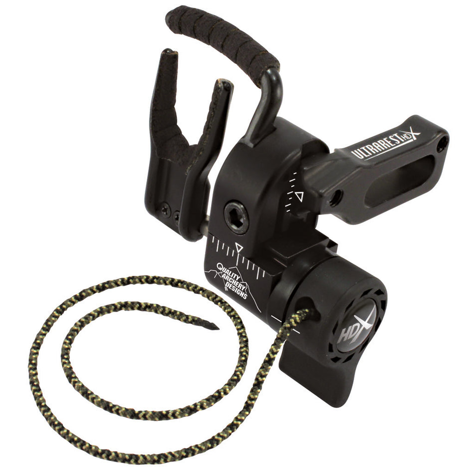 QAD UltraRest HDX Black LH Drop Away Arrow Rest