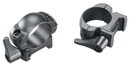 Weaver 49325 Lever Lok Detachable Rings Matte Black 1" Medium