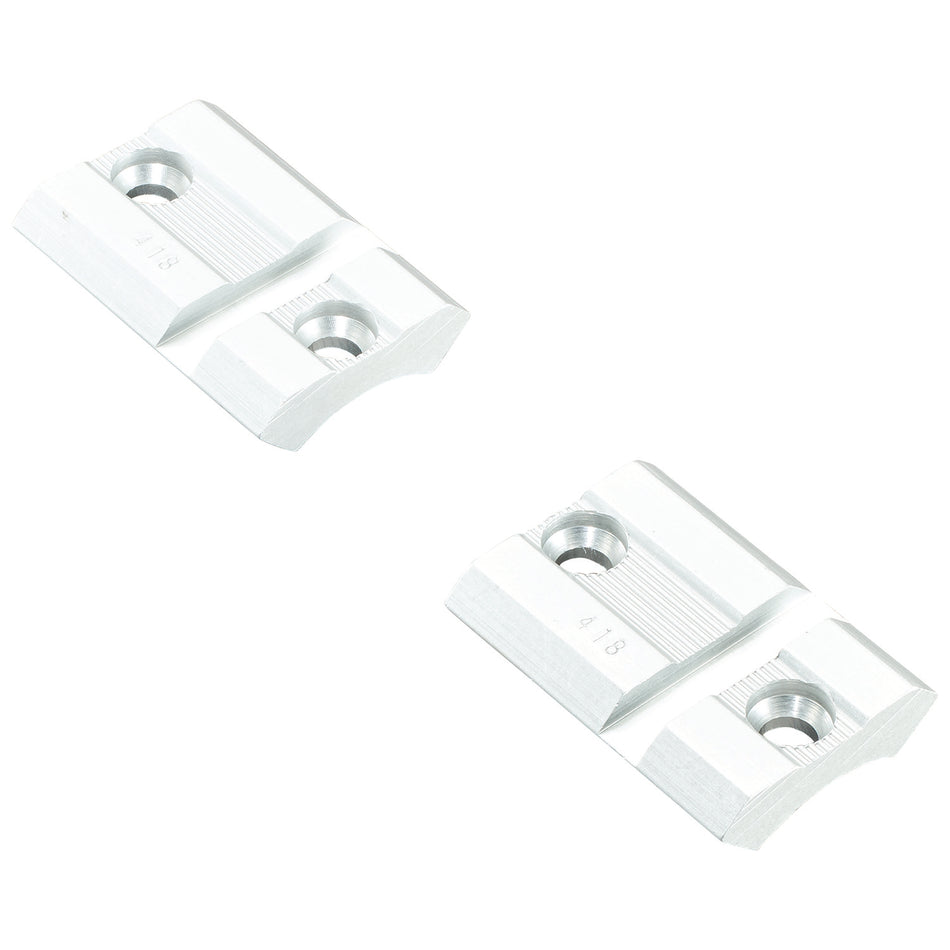 Weaver Mounts Top Mount Base 418S for CVA Traditions Winchester Silver