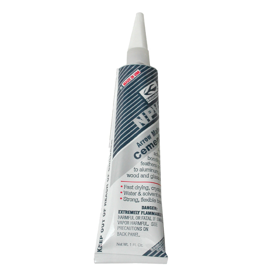 Saunders NPV Vane and Feather Bonding Cement 1 oz.